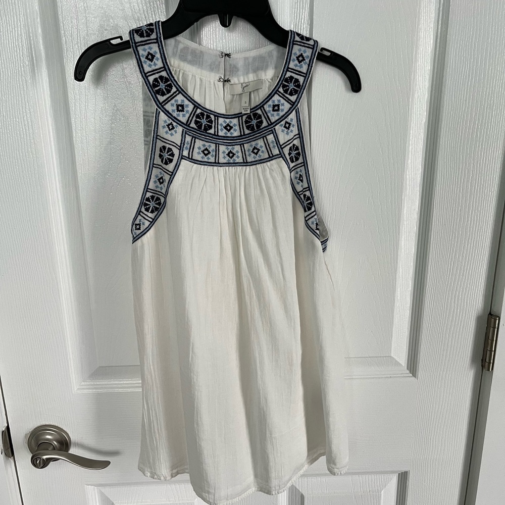 NWOT Joie double-lined sleeveless blouse Size Small